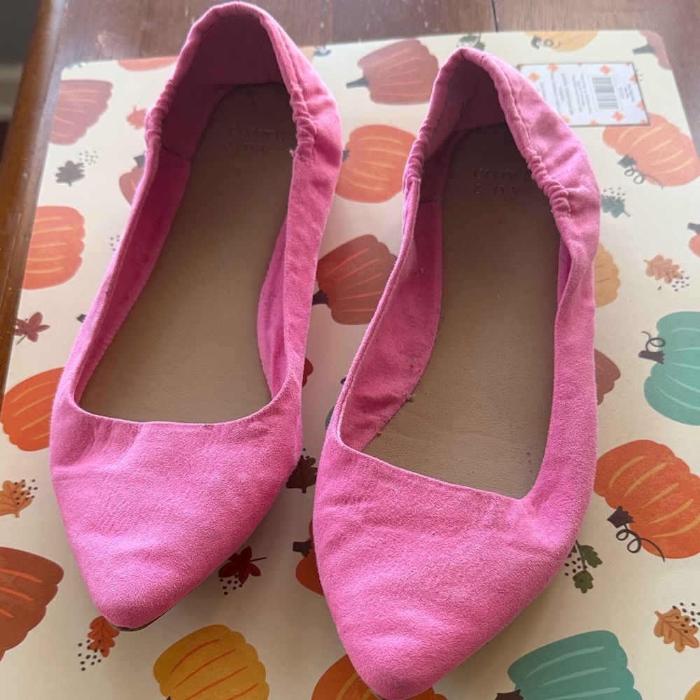 crown & ivy Pink Flats